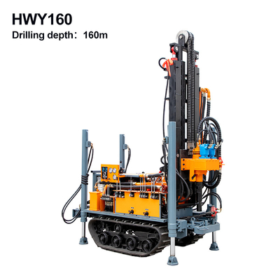 Máquina neumática portátil profunda multifuncional de las plataformas de perforación del borewell de la plataforma de perforación del agua de la roca mini
